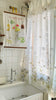 Sunny / Floral Embroidered Sheer Curtains / Unlined
