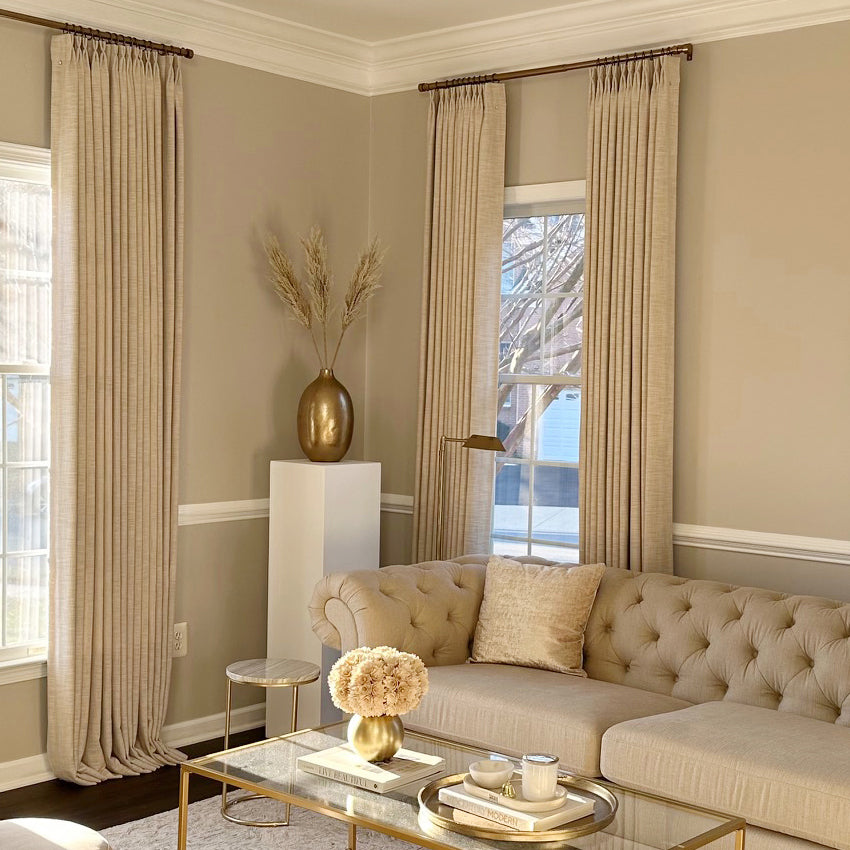 Custom Linen Curtains For Living Spaces