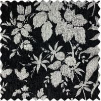 Faiga Vintage Style Brown Floral Jacquard Curtains