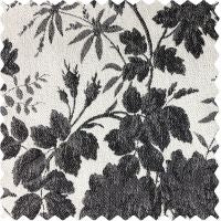 Faiga Vintage Style Brown Floral Jacquard Curtains