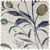 Priya Modern Vintage Floral Cotton Curtains