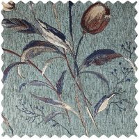 Priya Modern Vintage Floral Cotton Curtains