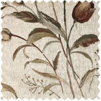 Priya Modern Vintage Floral Cotton Curtains